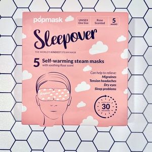 POPMASK LONDON
Sleepover Rose Scented Self-Warming Steam Mask (5 Pack)